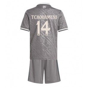 Real Madrid Aurelien Tchouameni #14 Rezervni Dres za Dječji 2024-25 Kratak Rukavima (+ kratke hlače)